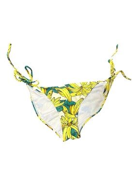 MEI DE MON Yellow Banana Print Tie-Side Bikini Bottoms